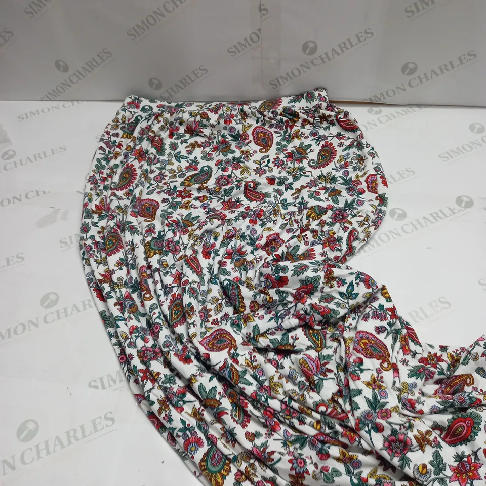 WOMENS BODEN FLORAL AND PAISLEY PATTERN SKIRT SIZE 12R