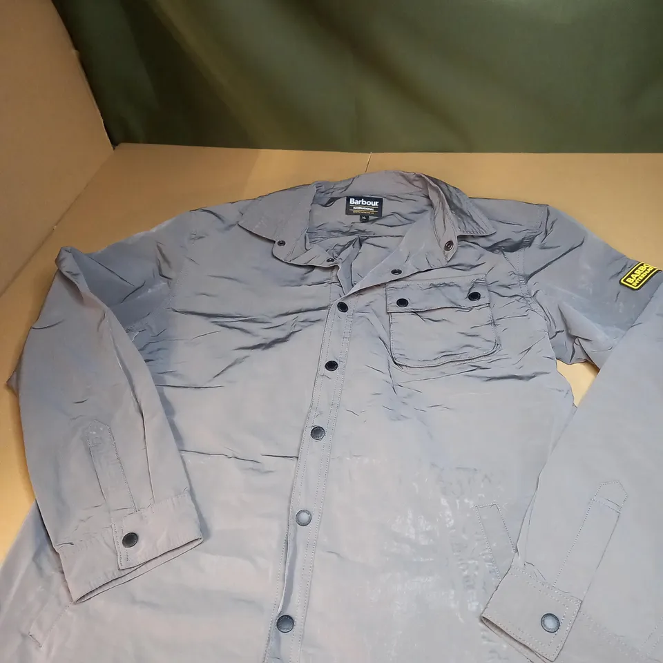 MENS BARBOUR INTERNATIONAL BUTTONED JACKET SIZE XL