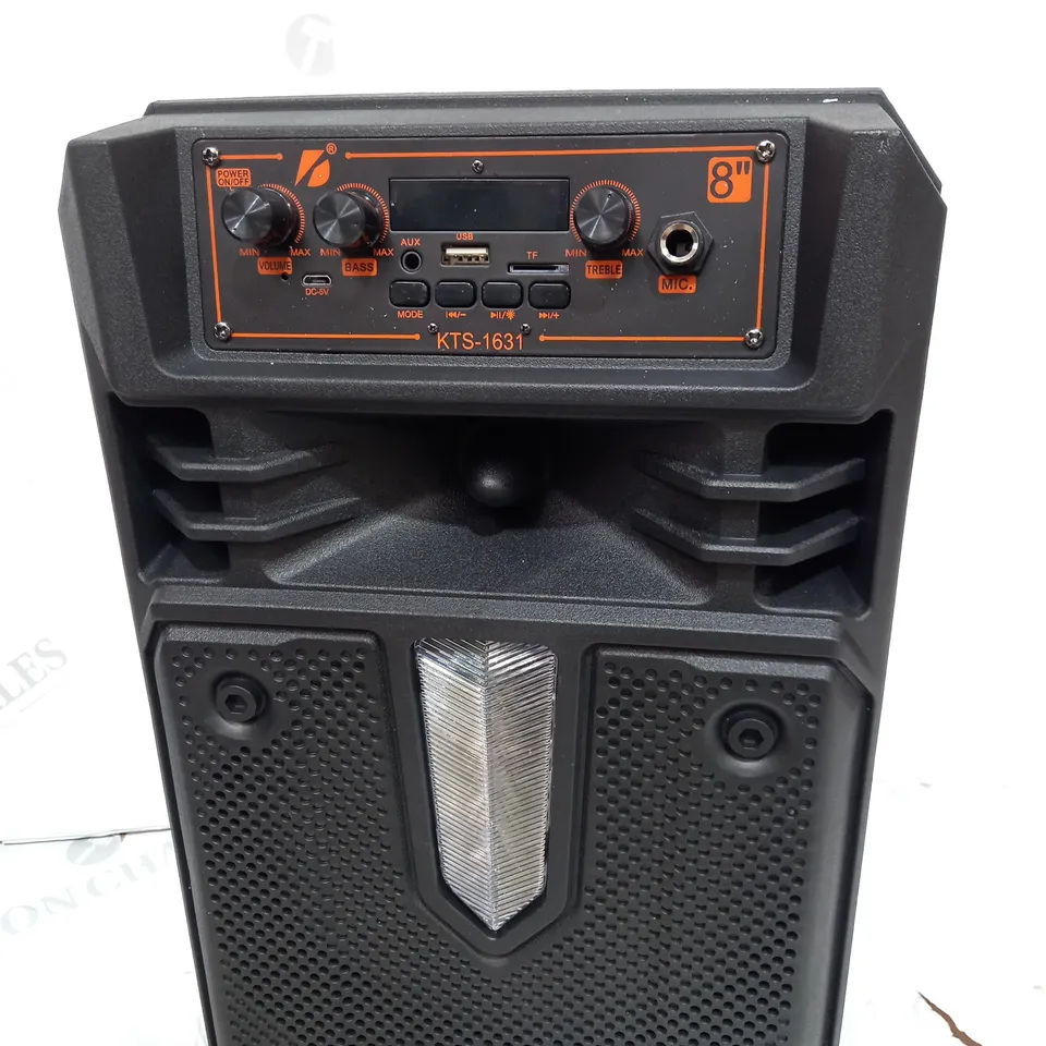 BOXED WIRELESS SPEAKER MODEL KTS-1631 WITH MICROPHONE