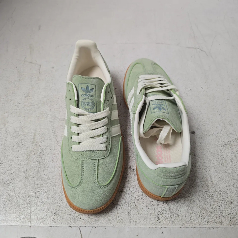 ADIDAS SAMBA OG W GREEN SUEDE SNEAKERS – UK 6