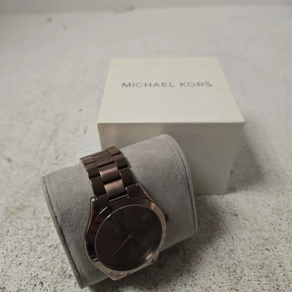 MICHAEL KORS STAINLESS STEEL WATCH – ROSE GOLD TONE
