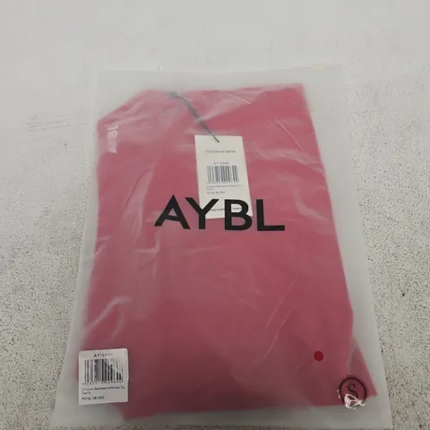 BAGGED AYBL ENHANCE SEAMLESS SPORTS TOP – RED, UK SIZE S