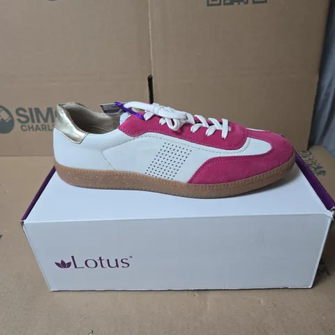 LOTUS FRAPPORTA PINK/MULTI TRAINERS SIZE 41 BOXED