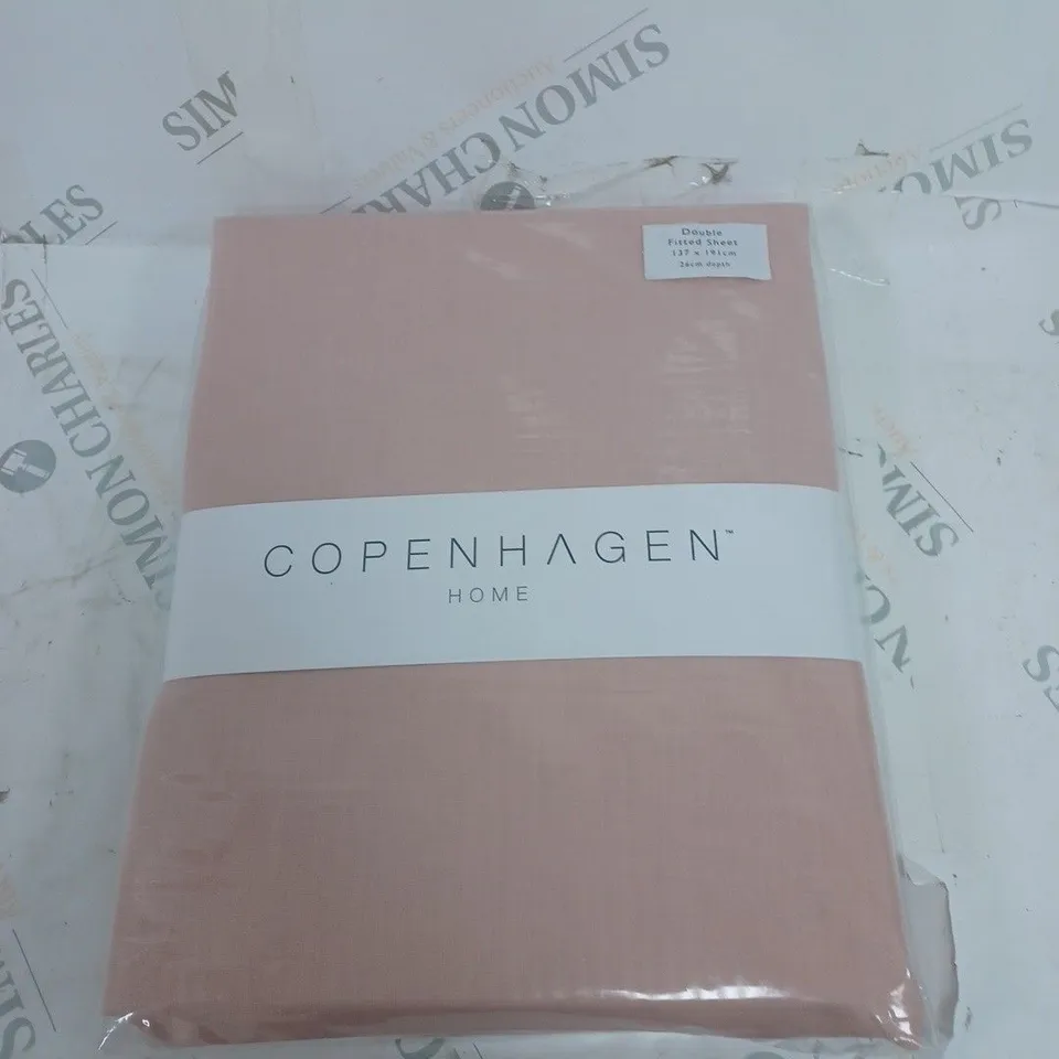 COPENHAGEN HOME DOUBLE FITTED SHEET 