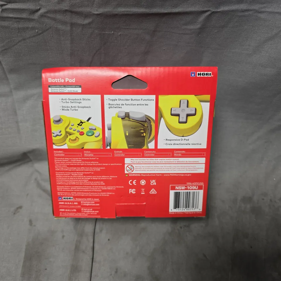 BOXED NINTENDO SWITCH POKEMON BATTLE PAD