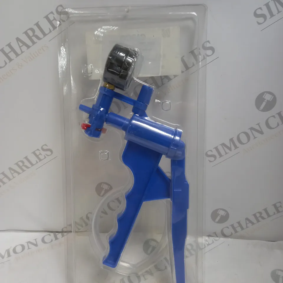 EISCO HAND HELD VACUUM PUMP WITH PRESSURE GAUGE