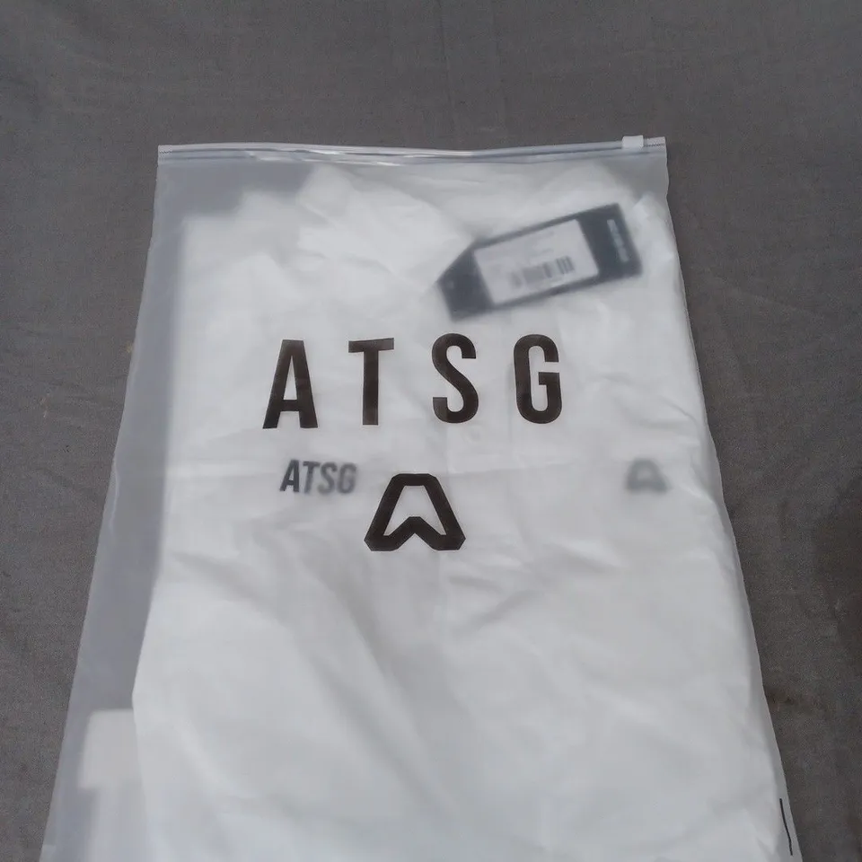 BAGGED ATSG SLIM FIT POLO SHIRT SIZE S