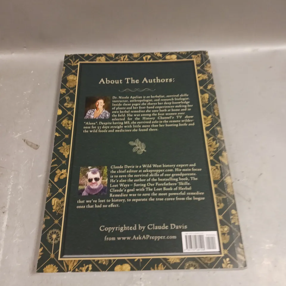 THE LOST BOOK OF HERBAL REMEDIES - THE HEALING POWER OF PLANT MEDICINE 