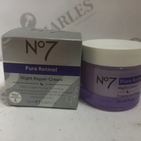 BOXED N07 PURE RETINOL NIGHT REPAIR CREAM (50ml)