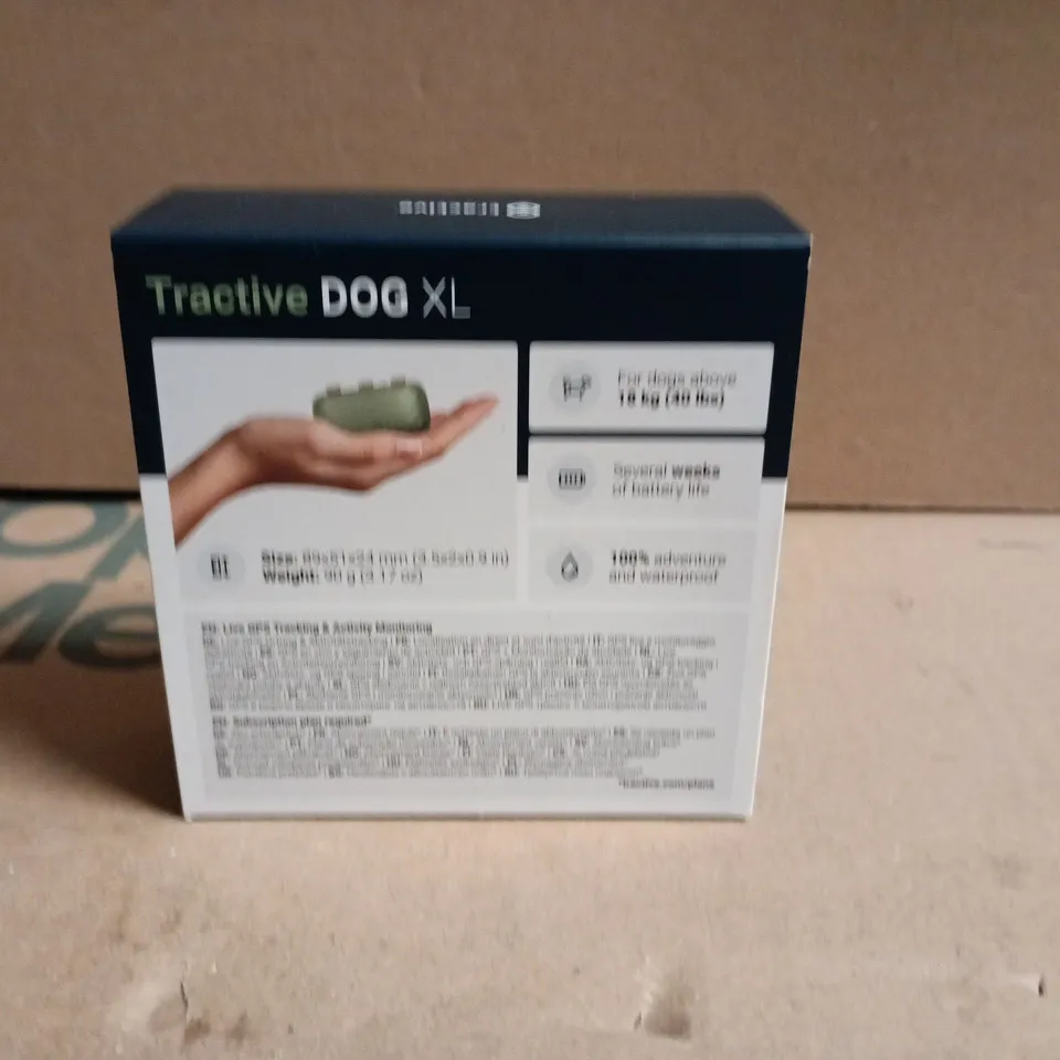 SEALED TRACTIVE DOG XL GPS & WELLNESS MONITORING