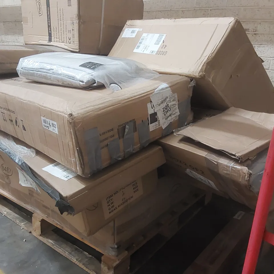 PALLET CONTAINING A VERY LARGE QUANTITY OF ASSORTED FURNITURE PARTS ECT