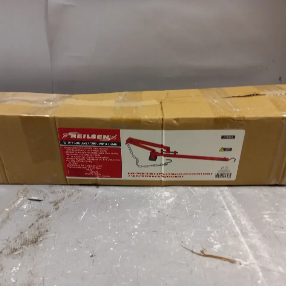 BOXED NEILSEN WISHBONE LEVER TOOL WITH CHAIN 