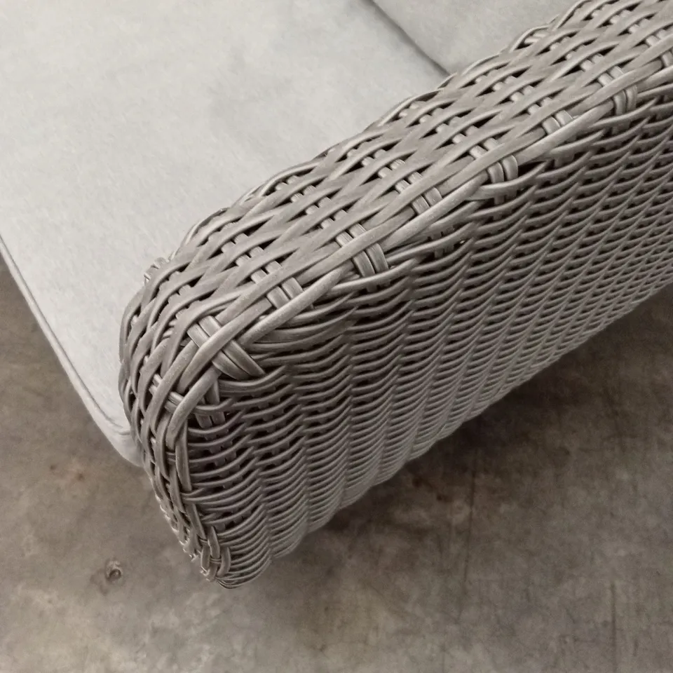 GEORGIA OUTDOOR PATIO CORNER SOFA & COFFEE TABLE/FOOTSTOOL RRP £995