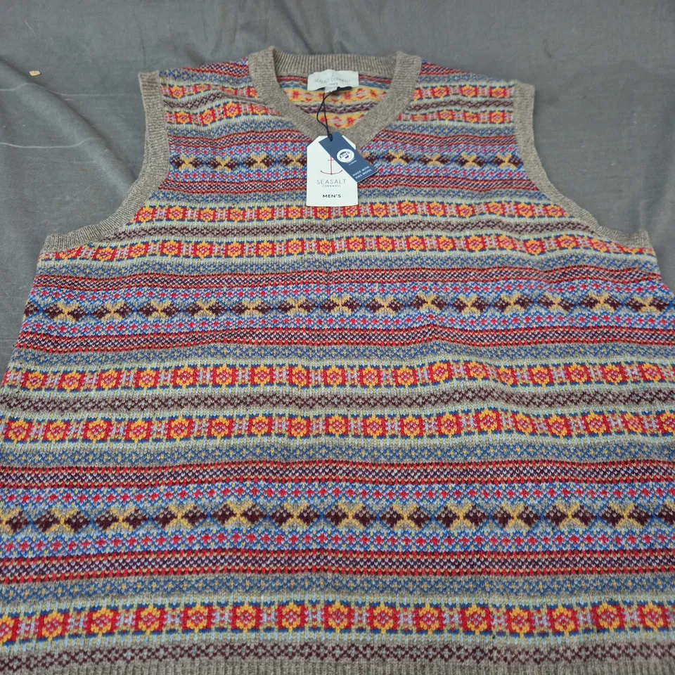 SEASALT MEN'S WALT VEST MORAN MULTI – UK L
