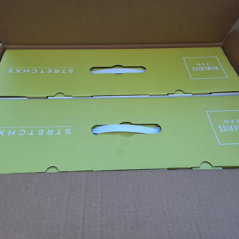 LOT OF 2 BOXED HOMEDICS STRETCH XS COMPACT BACK STRETCHING MATS - TYM-500
