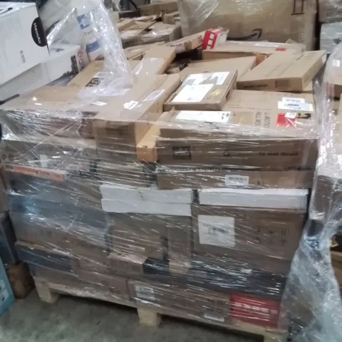 PALLET TO CONTAIN A LARGE QUANTITY OF WALL MOUNTED BRACKETS 