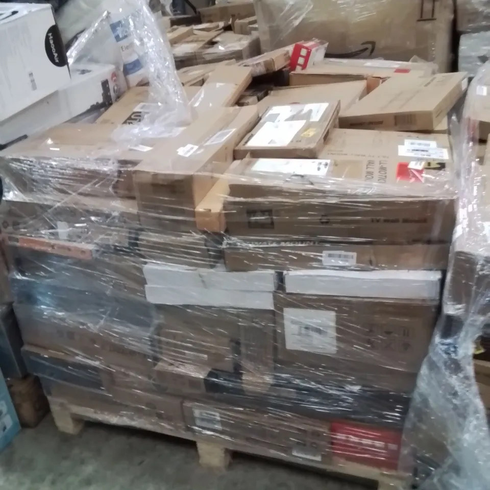 PALLET TO CONTAIN A LARGE QUANTITY OF WALL MOUNTED BRACKETS 