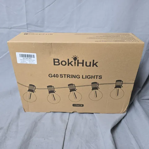BOXED BOKIHUK G40 STRING LIGHTS – 1 PACK