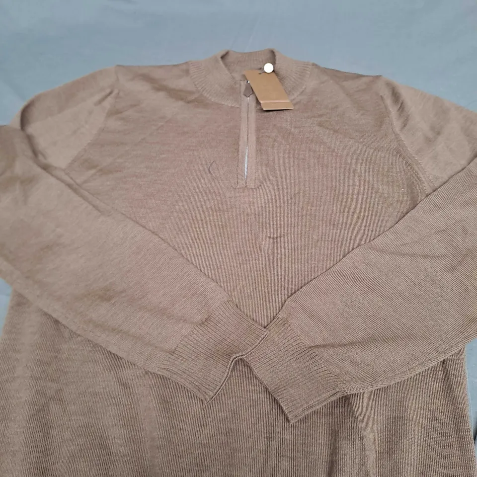 STENSTROMS MERINO WOOL HALF XIP SHIRT SIZE S 