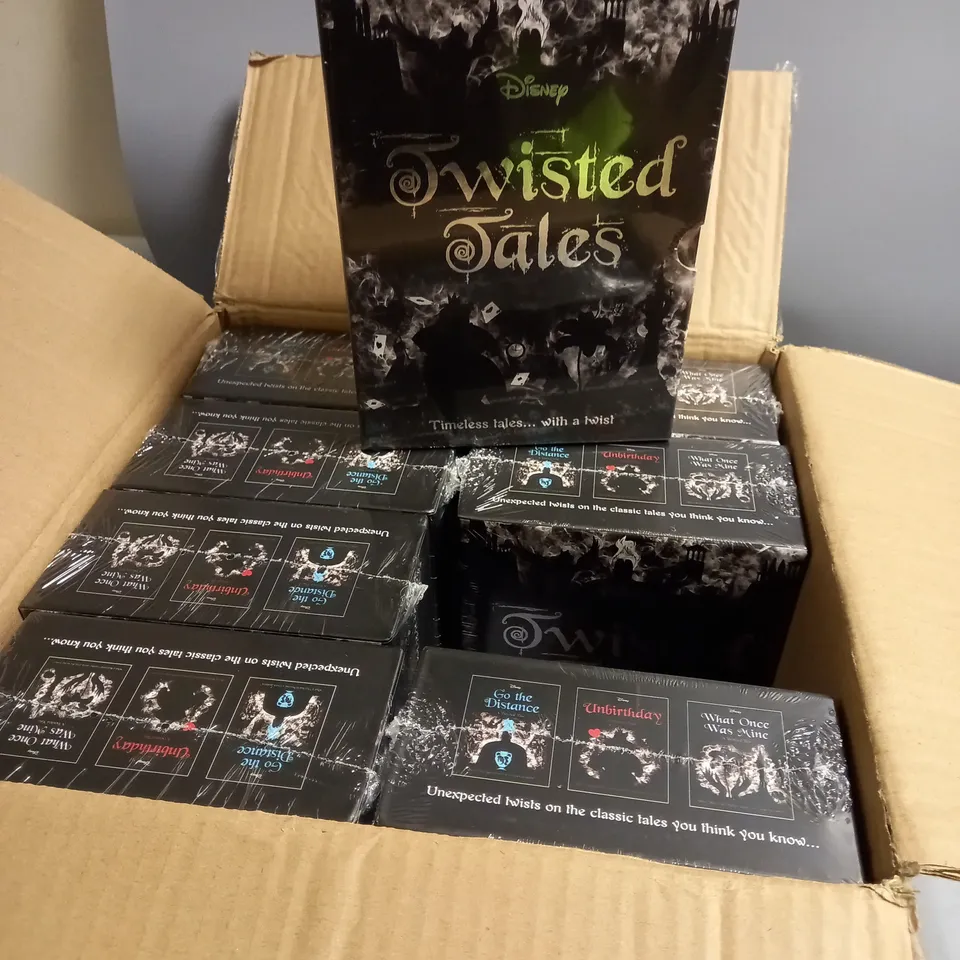 BRAND NEW AND SEALED LOT OF 8 DISNEY TWISTED TALES SET OF 3 BOOKS