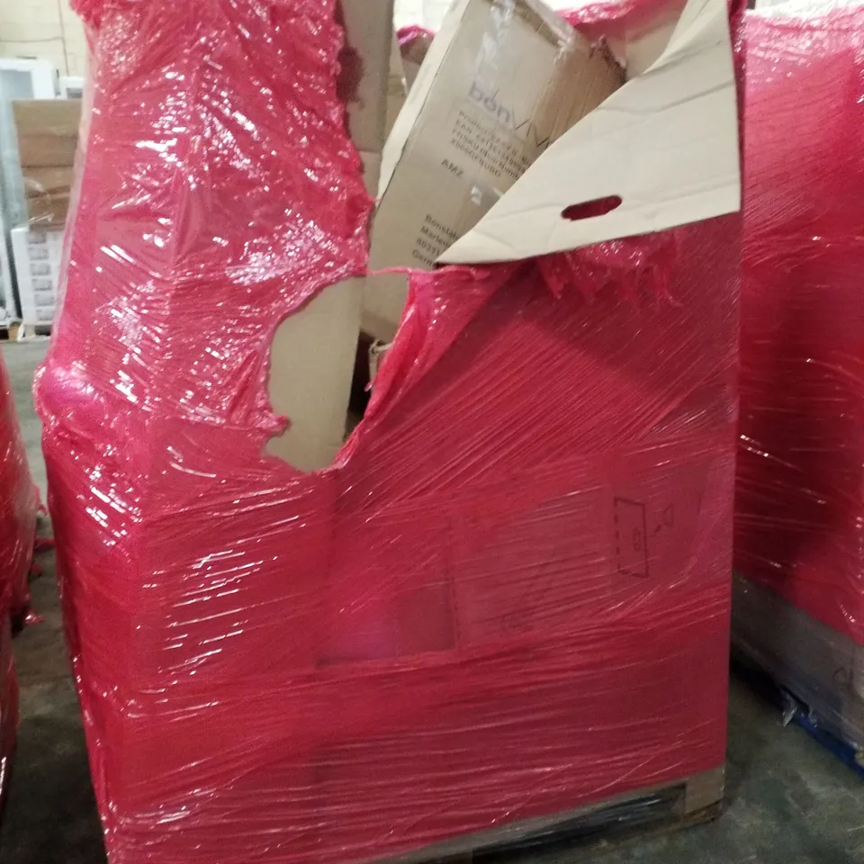 PALLET OF ASSORTED PRODUCTS INCLUDING LED ART LAMP, MULTIFUNCTIONAL FOOD PROCESSOR, WALL CLOCK, BOTTLED WATER DISPENSING SYSTEM