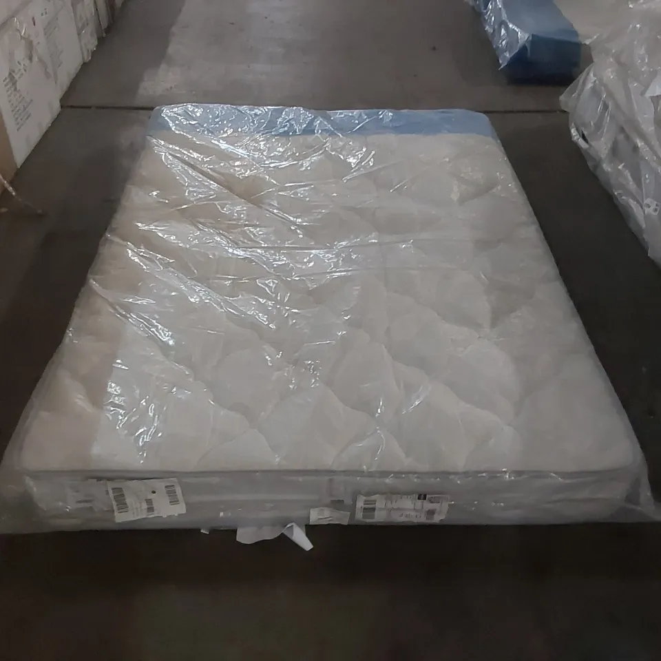 QUALITY BAGGED DOUBLE 135cm AIRSPRUNG LUXURY QUILTED MEDIUM MATTRESS RRP £229