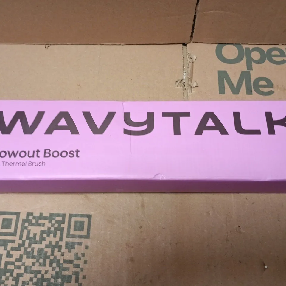 WAVYTALK IONIC BLOWOUT BOOST THERMAL HAIR BRUSH – PINK ROSE-GOLD BARREL 