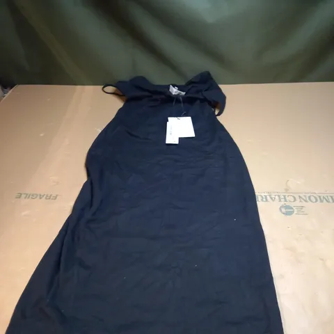 RE ONA BLACK STRINGED DRESS SIZE M
