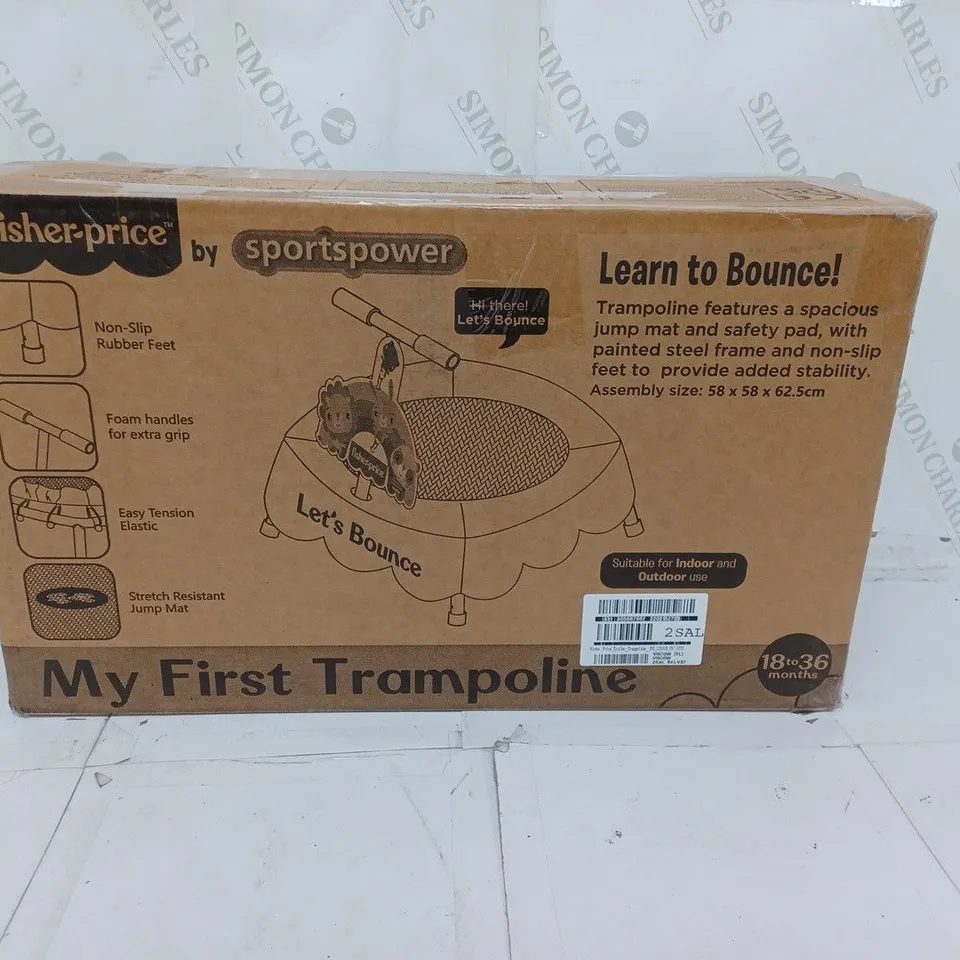 FISHER PRICE TODDLER TRAMPOLINE