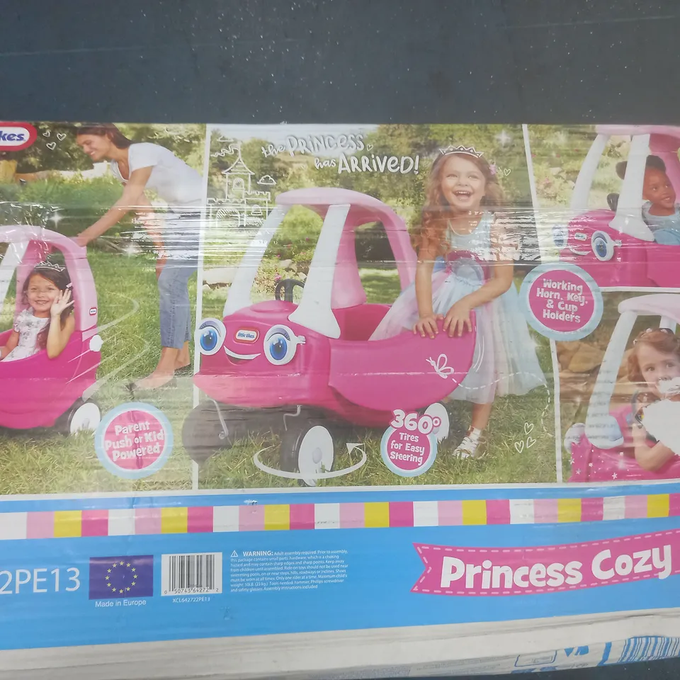 BOXED LITTLE TIKES PRINCESS COZY COUPE RRP £70