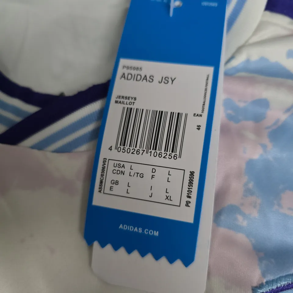 ASTON VILLA FC ADIDAS JERSEY – WHITE CAMO WITH BETANO SPONSOR, UK L