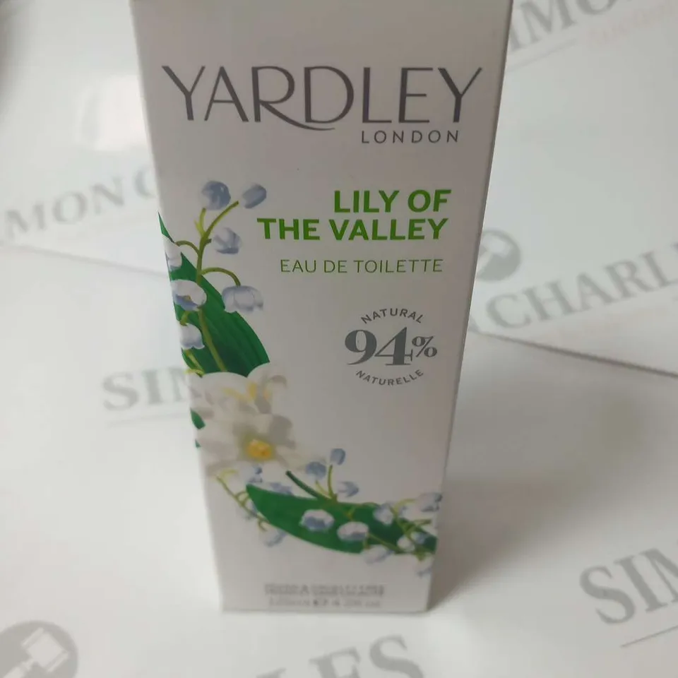BOXED YARDLEY LILY OF THE VALLEY EAU DE TOILETTE 125ML