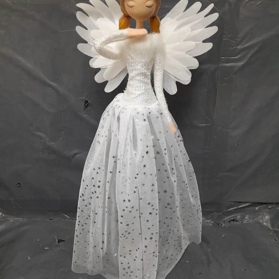 50CM BATTERY OPERATED WHITE ANGEL