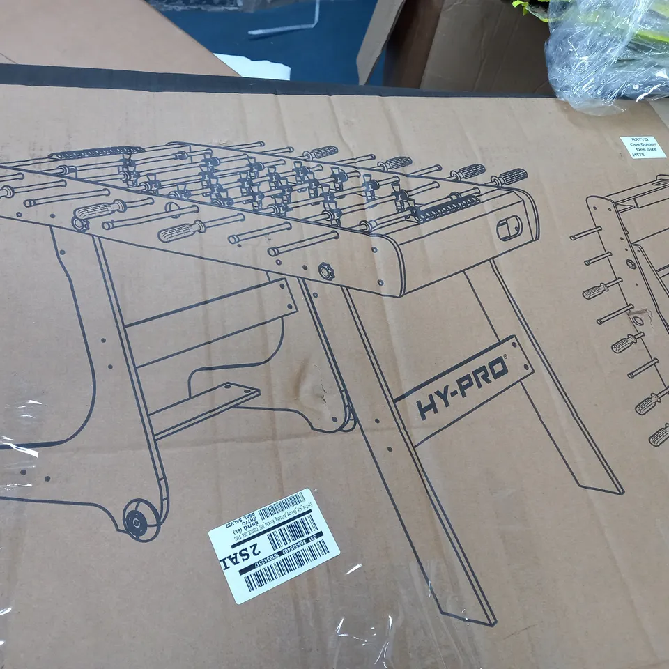 BOXED HY-PRO GALAXY 4FT FOOTBALL FOLDING TABLE - COLLECTION ONLY RRP £149.99