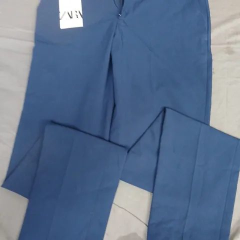 ZARA BLUE TROUSERS - UK 29