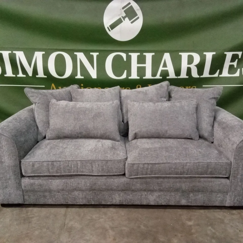 SOHO FABRIC 3 SEATER SOFA - GREY RRP £849