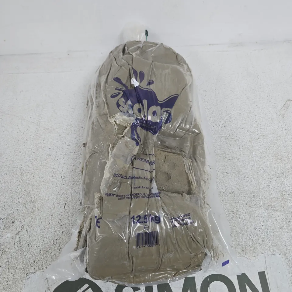 12.5KG CLAY BAG – DAMAGED PLASTIC PACKAGING