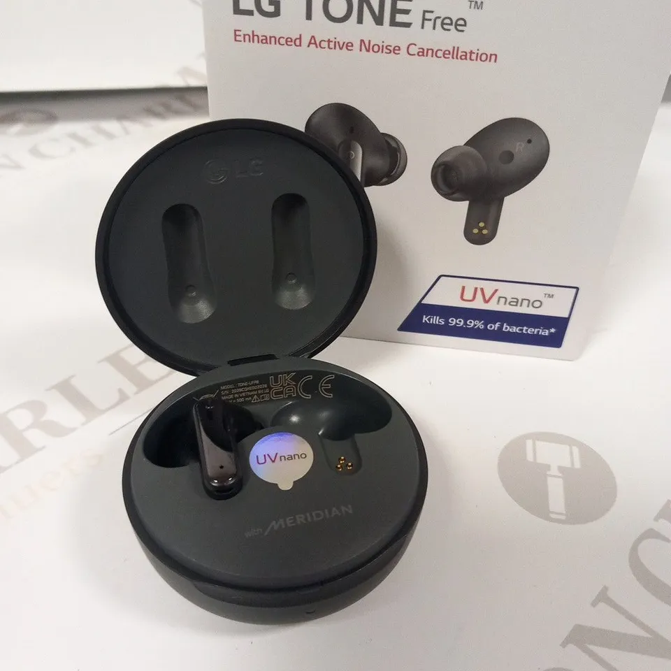 BOXED LG TONE FREE ENHANCED ACTIVE NOISE CANCELLATION UV NANO EARBUD