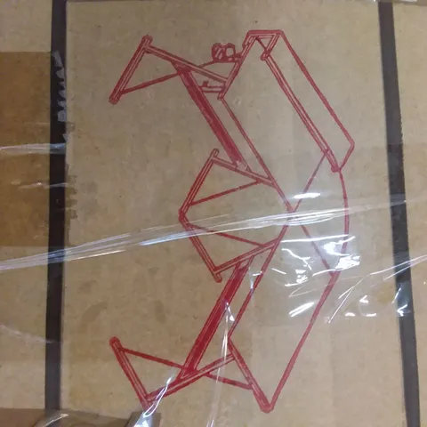 BESTIER COMPUTER DESK WITH RED TOP