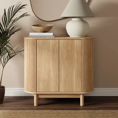 BOXED MATEO SMALL SIDEBOARD, OAK EFFECT (1 BOX)