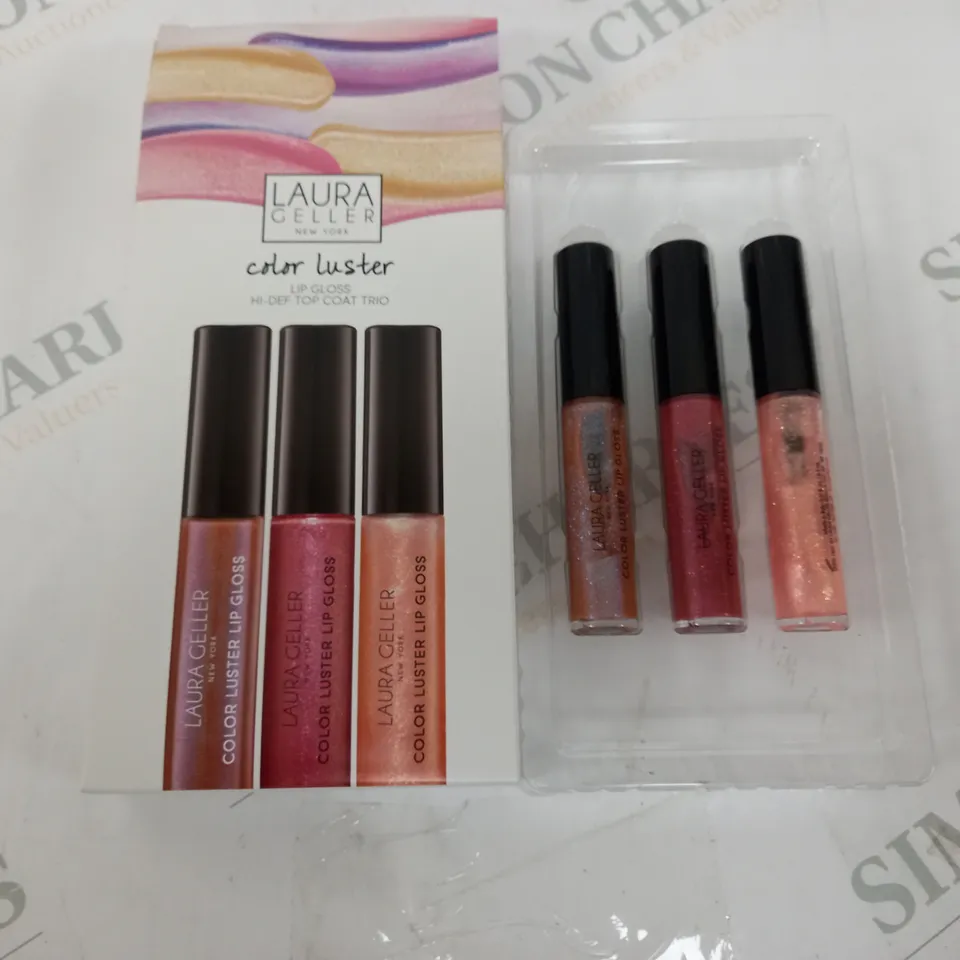 LAURA GELLER COLOUR LUSTER LIP GLOSS TRIO
