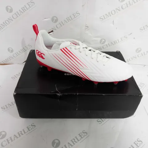 BOXED PAIR OF CANTERBURY SPEED 3.0 RUNNING SHOES IN RED/WHITE - UK SIZE 12