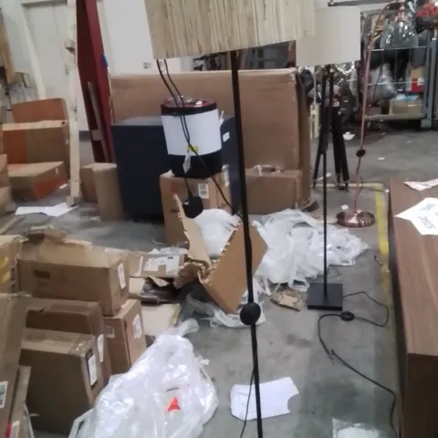 AVONLEA 161.5CM MATT BLACK TRADITIONAL FLOOR LAMP