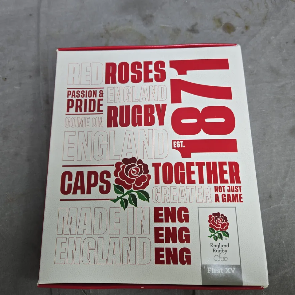 ENGLAND RUGBY CLUB JOURNAL AND PIN BADGE GIFT BOX