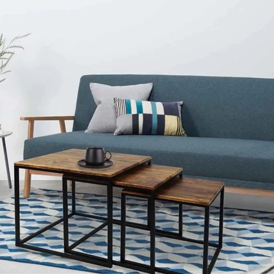 BOXED CHAVIRA 3 PIECE NEST OF TABLES 