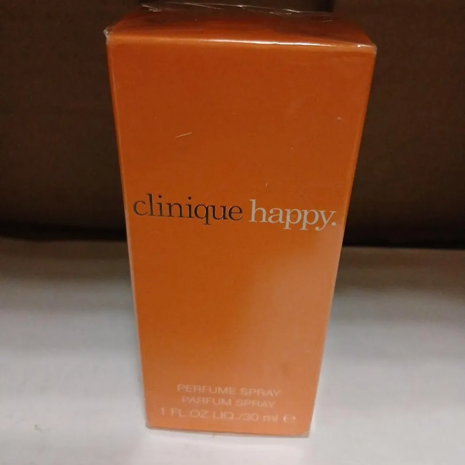 BOXED AND SEALED CLINIQUE HAPPY PARFUM SPRAY 30ML