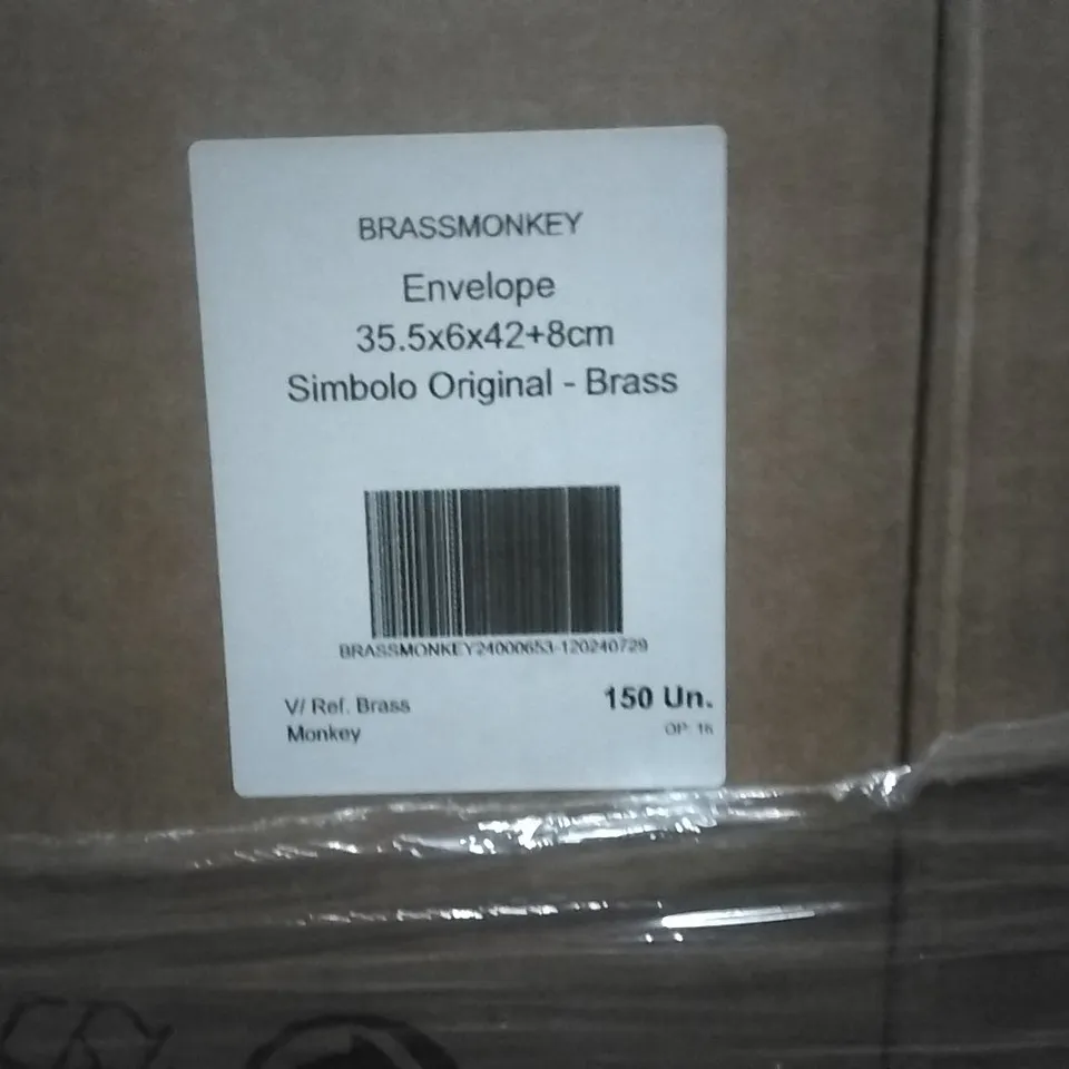 PALLET CONTAINING APPROXIMATELY 2800 BRASS MONKEY ENVELOPES