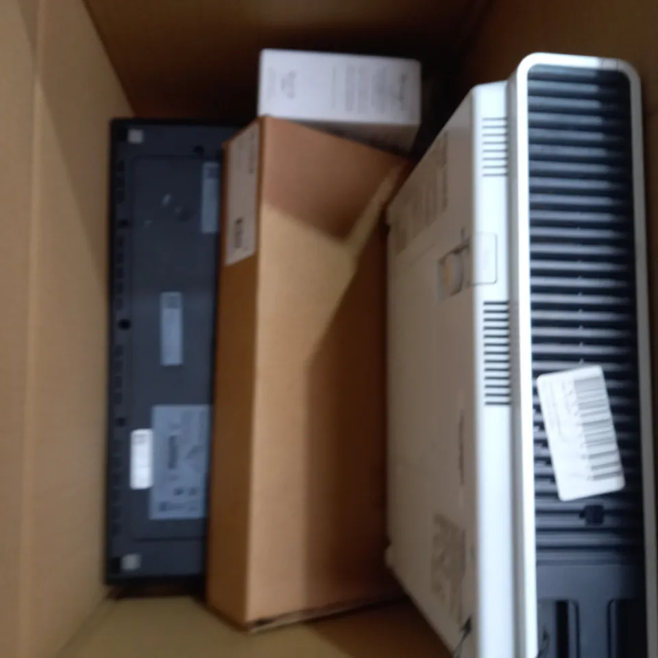 BOX OF ASSORTED IT ITEMS TO INCLUDE SAMSUNG ONE CONNECT, CROMECAST, CASIO ETC