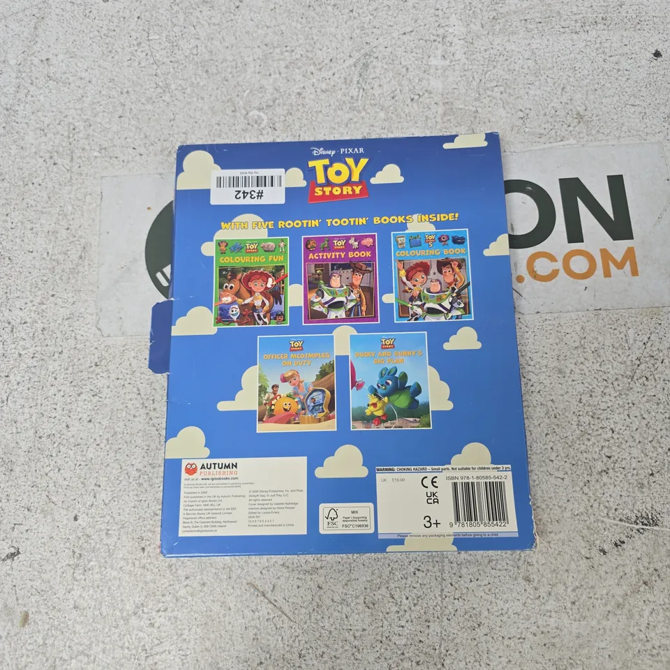TOY STORY COLOURING & ACTIVITY BOOK SET – 5 BOOKS INSIDE
