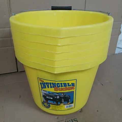 SET OF 6 INVINCIBLE BUCKET 